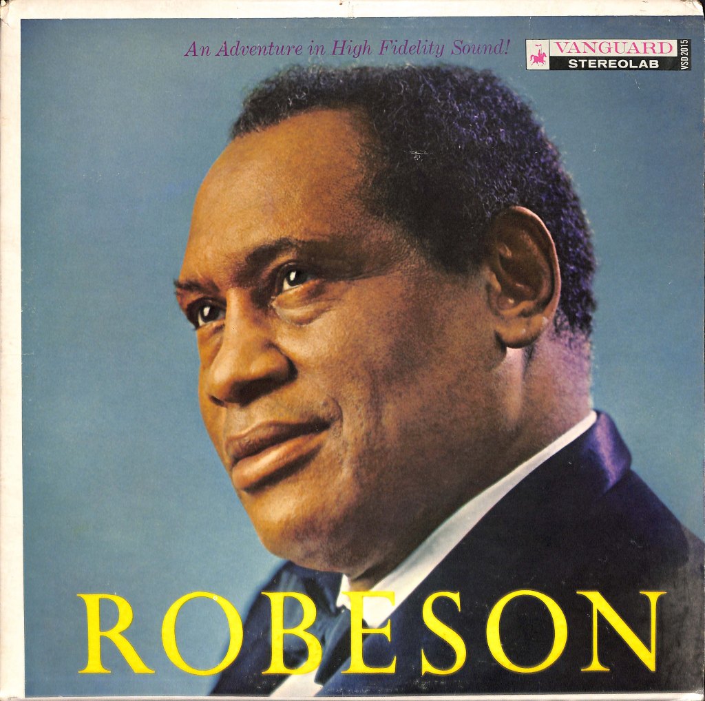 Image: close up of a Black man wearing a suit and bow tie. Text: Robeson
